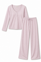 Dottie Pants Set - Lavender Cream