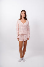 Dottie Shorts Set - Berry Pink