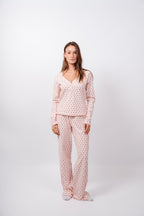 Dottie Pants Set - Berry Pink