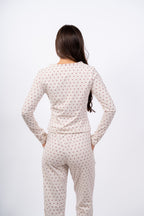 Dottie Pants Set - Warm Cream