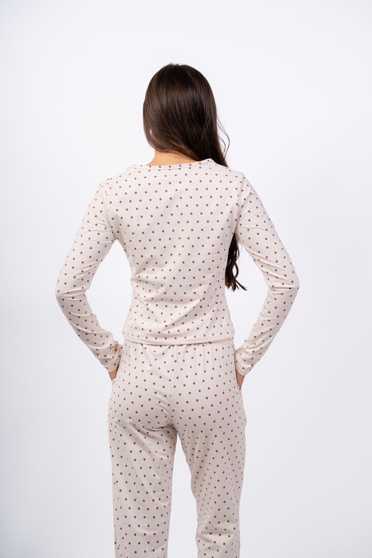 Dottie Pants Set - Warm Cream