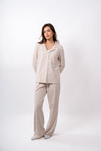 Dottie Button Up Set - Warm Cream