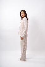 Dottie Button Up Set - Warm Cream