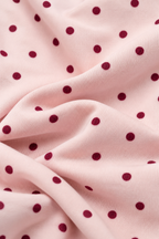 Dottie Button Up Set - Berry Pink